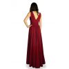 Długa wieczorowa suknia z głębokim dekoltem i rozporkiem - LaKey 371 3