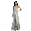 Długa błyszcząca suknia wieczorowa na studniówkę bal wesele- LaKey 384 2