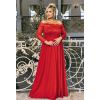 Długa czerwona wieczorowa suknia hiszpanka z koronką - LaKey Cleopatra 1