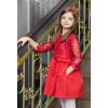 Koronkowa sukienka z rękawem dla dziewczynki model Dominika- wybór kolorów 8