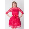 Czerwona sukienka koronkowa z rękawem  - LaKey Rosa dostawa w 24h 1