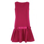 Luźna trapezowa różowa sukienka LaKey 179