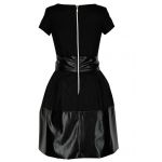 LaKey 183 czarna rozkloszowana sukienka z suwakiem 2
