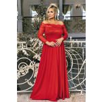 Długa czerwona wieczorowa suknia hiszpanka z koronką - LaKey Cleopatra 1