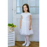 LaKey Anastazja długa biała sukienka komunijna i pokomunijna 10
