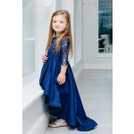 LaKey Dafne Asymetryczna sukienka koronkowa dla dziewczynki 1