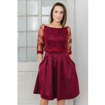 LaKey Scarlet sukienka z narzutką koronkową 2