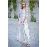 Simone suknia ślubna z koronkową narzutką 6