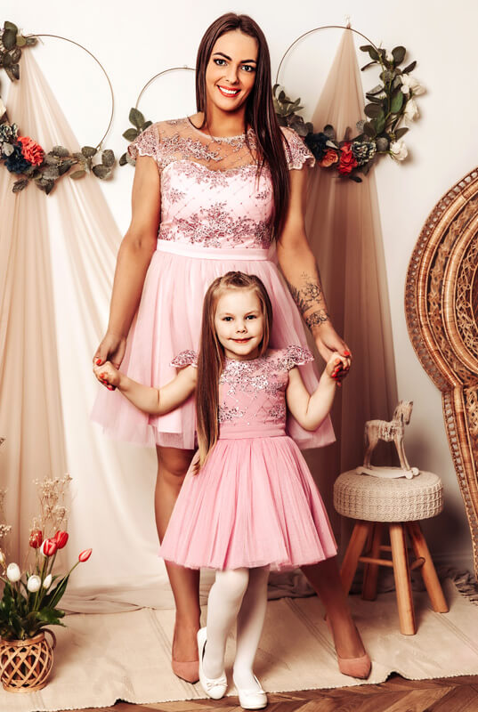 LaKey Amber zestaw sukienek mama i córka - sukienka dla mamy