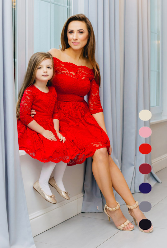 LaKey Cleo zestaw sukienek mama i córka - sukienka dla mamy