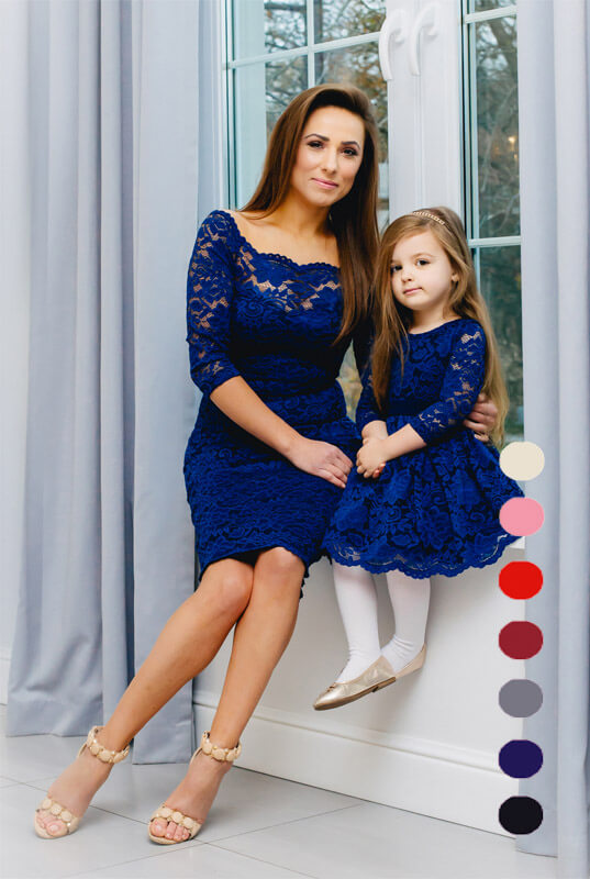 LaKey Mia zestaw sukienek mama i córka - sukienka dla mamy