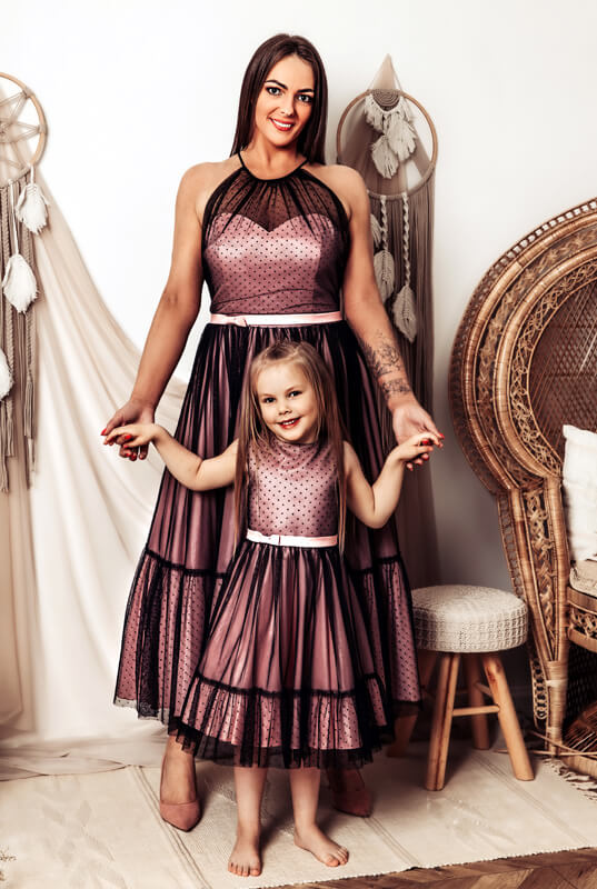 Valeria zestaw sukienek mama i córka - sukienka dla córki